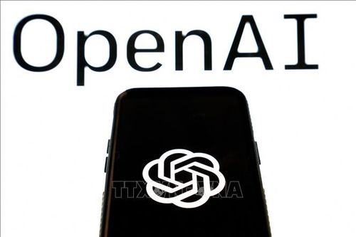 Biểu tượng ChatGPT của Công ty OpenAI tại một văn phòng ở Washington DC. Ảnh: philstar.com/TTXVN.