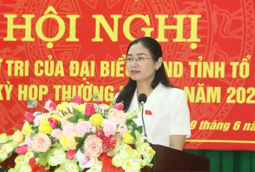 Đại diện Tổ đại biểu HĐND tỉnh thông báo dự kiến nội dung, chương trình, thời gian tổ chức Kỳ họp thường lệ giữa năm 2026.