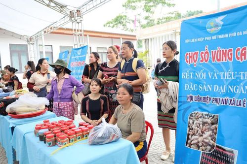Chương trình “Chợ số vùng cao - Kết nối và tiêu thụ sản phẩm đại ngàn”. Ảnh: SONG THANH