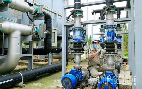 Hệ thống xử lý nước thải tại KCN Bá Thiện II được đầu tư đồng bộ, hiện đại.