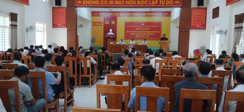 Quang cảnh buổi tiếp xúc cử tri - Ảnh: H.Đ