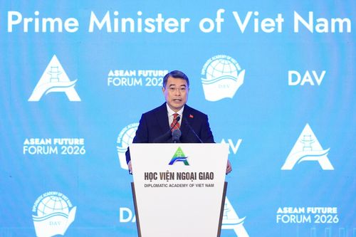 Thủ tướng Chính phủ Lê Minh Hưng phát biểu khai mạc Diễn đàn. Ảnh: VGP/Nhật Bắc.