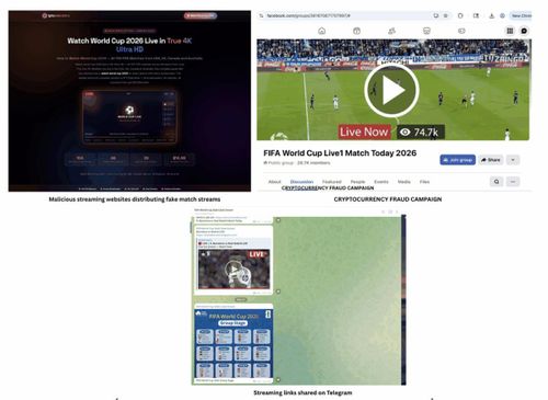 Các trang web phát trực tuyến giả mạo được chia sẻ trên mạng xã hội