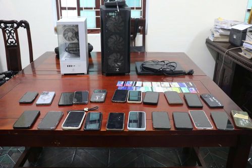 Một số tang vật trong chuyên án.