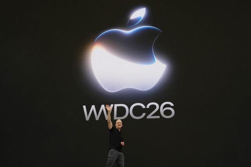 Giám đốc điều hành Apple, Tim Cook, tại WWDC 2026, kỳ WWDC cuối cùng ông tham dự trên cương vị CEO của công ty. Hình ảnh: WWDC