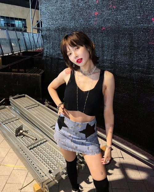 HyunA siết cân bằng 1 miếng kimbap mỗi ngày. (Ảnh: Instagram).