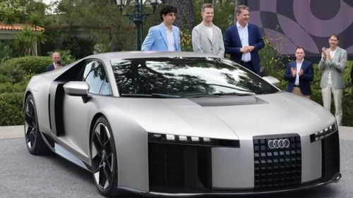 Siêu xe hybrid Audi Nuvolari. Ảnh: Carscoops