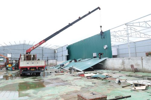 Nhiều nhà xưởng xây dựng trái phép trên đất nông nghiệp đã bị xử lý triệt để. Ảnh: Kim Nhuệ