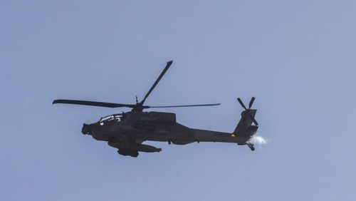 CENTCOM tuyên bố tiến hành không kích nhằm đáp trả vụ một trực thăng Apache của Lục quân Mỹ bị bắn rơi một ngày trước đó. Ảnh: Bộ Tư lệnh Trung tâm Mỹ.