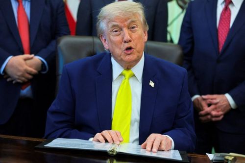 Tổng thống Mỹ Donald Trump. Ảnh: Reuters.