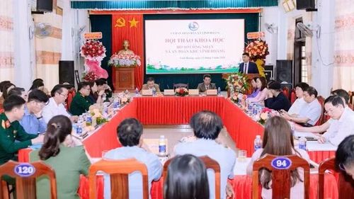 Xã Vĩnh Hoàng trước đó đã tổ chức Hội thảo khoa học với đầy đủ các thành phần tham dự để làm cơ sở đề nghị công nhận xã An toàn khu.