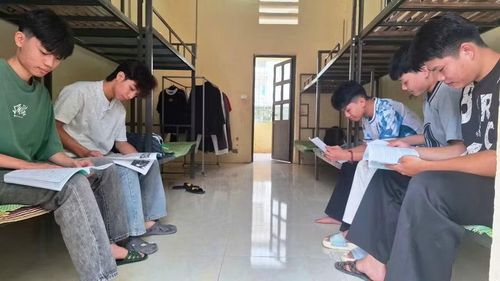Thí sinh ở xa được bố trí ăn, ở miễn phí tại ký túc xá Trường PTDTNT-THCS Quan Sơn.