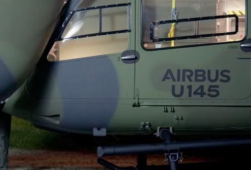 Cận cảnh góc nhìn bên hông của trực thăng tự hành U145. Ảnh: Airbus