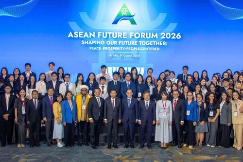 Phiên bế mạc Diễn đàn Tương lai ASEAN. Ảnh: Minh Châu