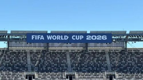 Sân vận động MetLife chuẩn bị cho trận thi đấu đầu tiên tại New York vào ngày 13/6 giữa hai đội tuyển Brazil-Morocco. (Ảnh: Thanh Tuấn/TTXVN)