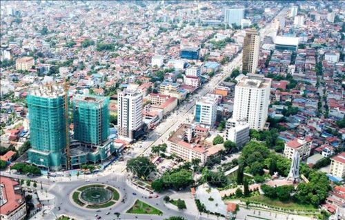 Một góc thành phố Thái Nguyên. Ảnh: TTXVN phát
