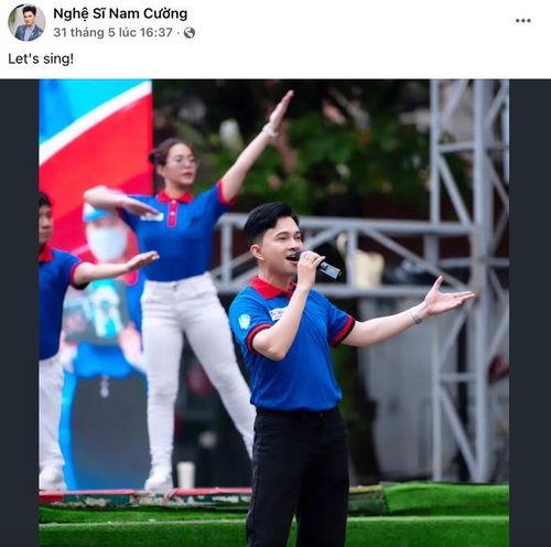 Bài đăng gần nhất trên Fanpage "Nghệ sĩ Nam Cường", hơn 150 nghìn người theo dõi. (Ảnh: Chụp màn hình Fanpage nhân vật)