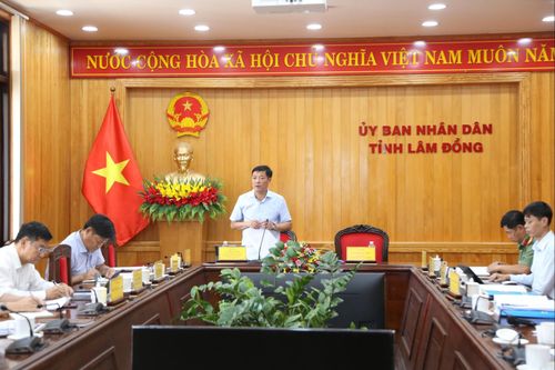 Ủy viên Ban Thường vụ Tỉnh ủy, Phó Chủ tịch Thường trực UBND tỉnh Lê Trọng Yên chủ trì cuộc họp Tổ công tác số 1