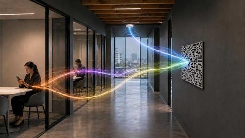 Tấm panel metacrystal in 3D dẫn sóng mạng 6G vòng qua vật cản tới người dùng. Nguồn: eurekalert