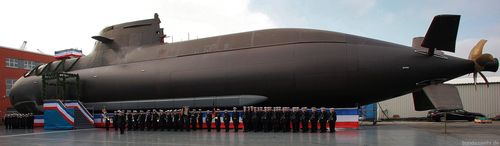 Tàu ngầm U212A. Ảnh Seaforces