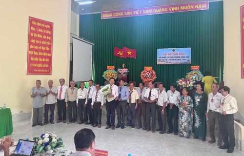 Tại phường Hồng Ngự, tỉnh Đồng Tháp, Đại hội Đại biểu Hội Người cao tuổi lần thứ I, nhiệm kỳ 2026-2031 cũng đã được tổ chức. (Ảnh: An Nam).