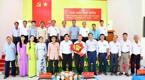 Hội Người cao tuổi xã Ba Sao, tỉnh Đồng Tháp đã tổ chức Đại hội Đại biểu lần thứ I, nhiệm kỳ 2026-2031. (Ảnh: An Nam).
