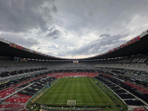 Sân vận động Azteca ở Mexico City. Anh Ngọc - PV TTXVN, từ Mexico