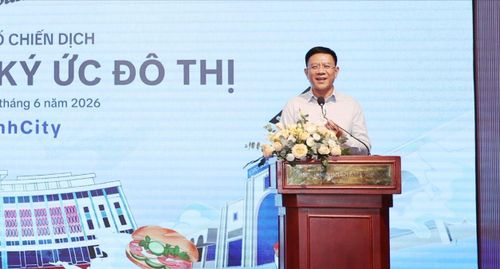  Ông Nguyễn Ngọc Hồi, Phó Giám đốc Sở Văn hóa và Thể thao TPHCM phát biểu tại chương trình 