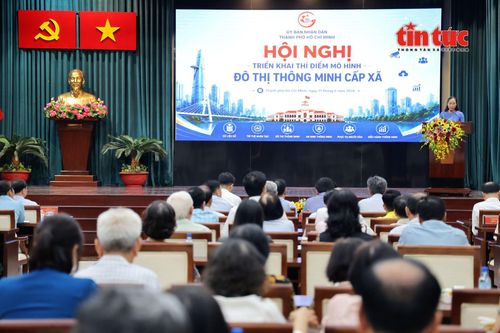 Bà Nguyễn Thị Như Ý, Chủ tịch UBND phường Phú Nhuận phát biểu tại Hội nghị.