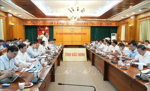 Quang cảnh buổi làm việc.