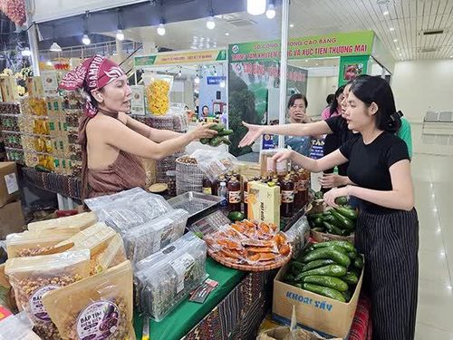 Đặc sản Tây Nguyên tham gia Hội chợ hàng Việt Đà Nẵng 2026.