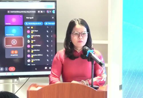 Bà Nguyễn Hoàng Bảo Trân, Phó Giám đốc Sở Khoa học và Công nghệ TP Hồ Chí Minh.
