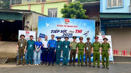 Những việc làm của thanh niên xã Quan Sơn góp phần đồng hành cùng sĩ tử trong kỳ thi quan trọng, đồng thời lan tỏa hình ảnh đẹp “áo xanh tình nguyện”.