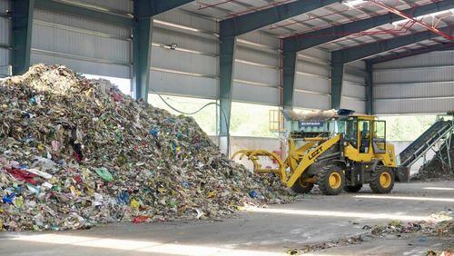 Nhà máy xử lý rác thải sinh hoạt huyện Quảng Trạch và thị xã Ba Đồn - Ảnh: H.N