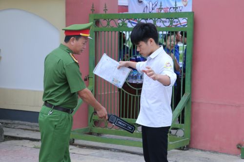 Công tác đảm bảo an ninh trật tự, chống gian lận trong thi cử được thực hiện nghiêm ngặt