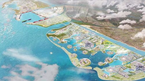 Phối cảnh Khu kinh tế biển Ninh Cơ. Nguồn: BQL khu kinh tế và các KCN tỉnh Ninh Bình