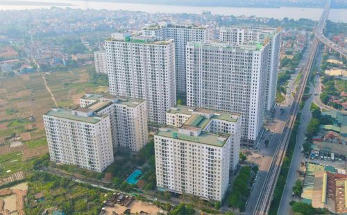Khu nhà ở xã hội Ecohome 2 (phường Đông Ngạc, Hà Nội). Ảnh: Quang Thái