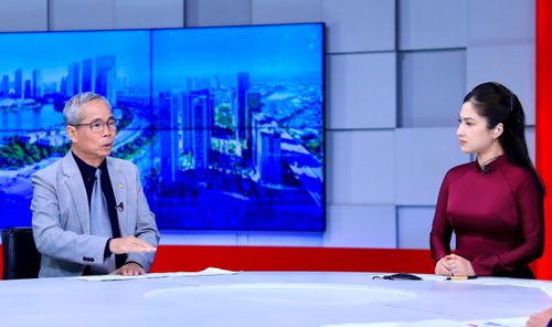 KTS Trần Huy Ánh trao đổi tại Chương trình. Ảnh: Quang Thái
