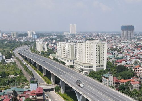 Khu nhà tái định cư Thượng Thanh (phường Việt Hưng). Ảnh: Quang Thái