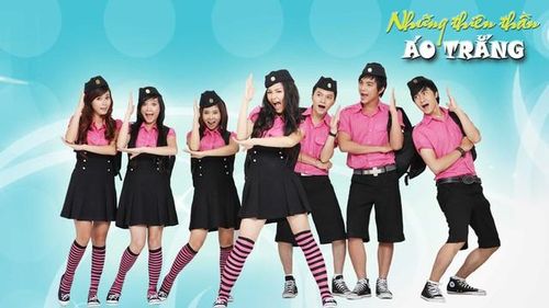 Phim "Những thiên thần áo trắng" quy tụ nhiều gương mặt trẻ, đẹp.