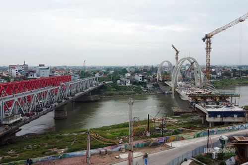 Cầu Đuống mới được thiết kế với tĩnh không thông thuyền lớn hơn đáng kể so với cầu hiện tại.