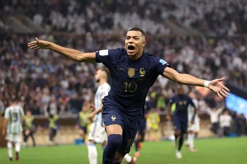 Kylian Mbappé đã lập hat-trick trong trận chung kết World Cup 2022. (Hình ảnh: Getty Images)