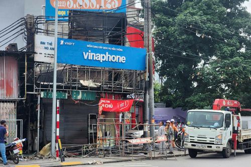 Hiện trường vụ việc. Ảnh: Đ.X