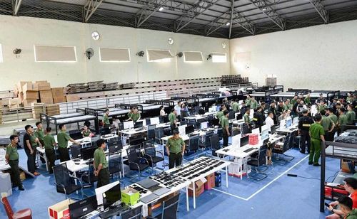 Công an tỉnh Phú Thọ ngăn chặn nhóm đối tượng lừa đảo, phá âm mưu lập trung tâm lừa đảo tại Việt Nam. Ảnh: CAPT.