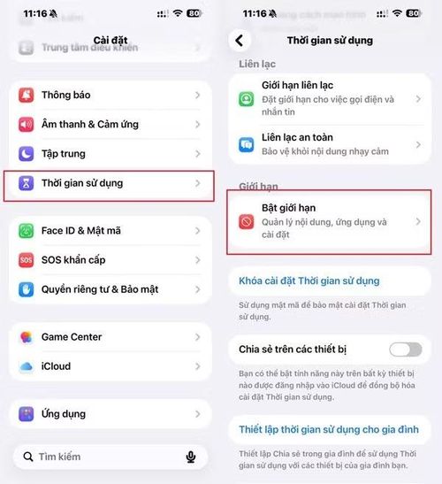  Kiểm tra giới hạn (Restrictions). 