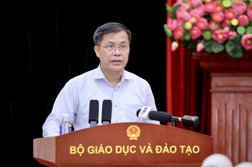 Ông Lê Mỹ Phong, Phó Cục trưởng Cục Quản lý chất lượng, Bộ GD&ĐT. Ảnh: LV