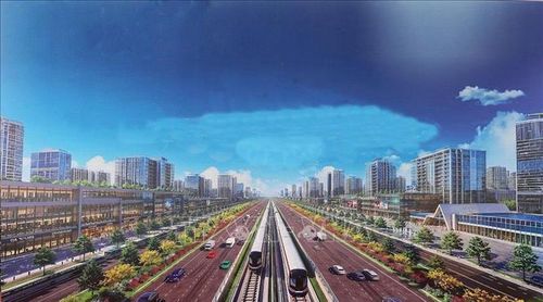 Dự án tuyến đường kết nối Cảng hàng không quốc tế Gia Bình với Hà Nội (đoạn qua địa bàn tỉnh Bắc Ninh) được đầu tư xây dựng hiện đại với tổng mức đầu tư hơn 25.087 tỷ đồng. Ảnh: TTXVN