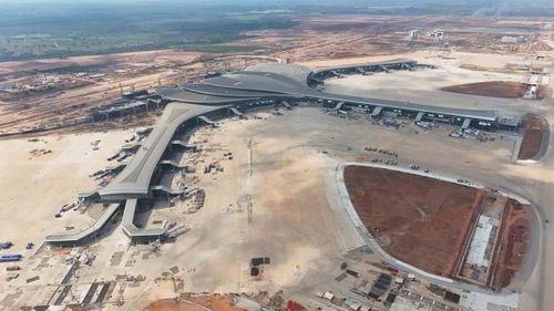 Dự án đầu tư xây dựng Cảng hàng không quốc tế Long Thành giai đoạn 1. Ảnh: VGP