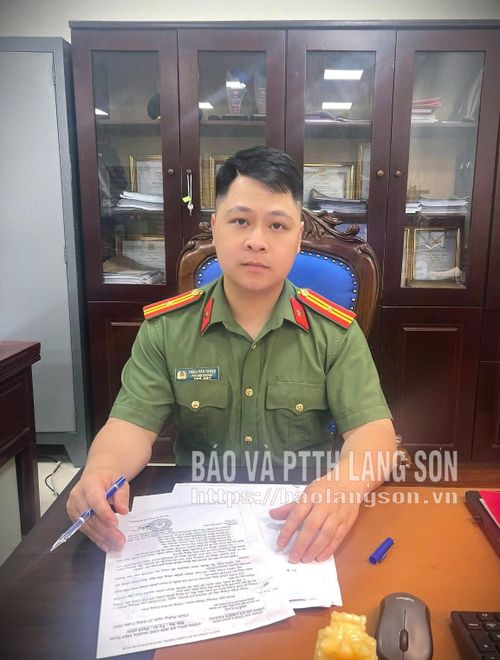 Thiếu tá Triệu Văn Trọng, Phó đội trưởng Đội Tham mưu cảnh sát, Phòng Tham mưu - Công an tỉnh, Chủ nhiệm Câu lạc bộ (CLB) Ngân hàng máu sống Lạng Sơn