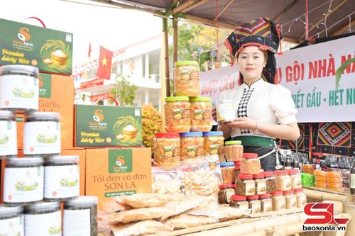 Các sản phẩm của HTX Thanh niên 26/3, xã Yên Châu góp phần khẳng định vai trò của thanh niên trong phát triển kinh tế tập thể